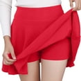 thumbnail image 1 of Icvfdpl Summer Skirts For Women Short Style Solid Half Anti Glare Sun Pleated Skirt Casual Womens Skirt L, 1 of 5