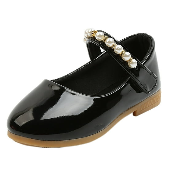 Icvfdpl Toddler Baby Girls Dress Shoes Princess Dance Single Soft Solid Color Kid Flower Children For Little Kids