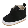 thumbnail image 1 of Icvfdpl Toddler Boy Girl Sneakers Spring Autumn Shoes Light Flat Sole Solid Color High Top Hook Loop Casual 6-12 Months, 1 of 9