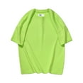 thumbnail image 1 of Icvfdpl Toddler Boys Girls Summer Casual T Shirts Kids Dance Tank Top Racerback Crop Short Sleeve Sports Solid Color Ribbed Tops Ballet Gymnastics Stylish Baby Daily Wear, 1 of 3