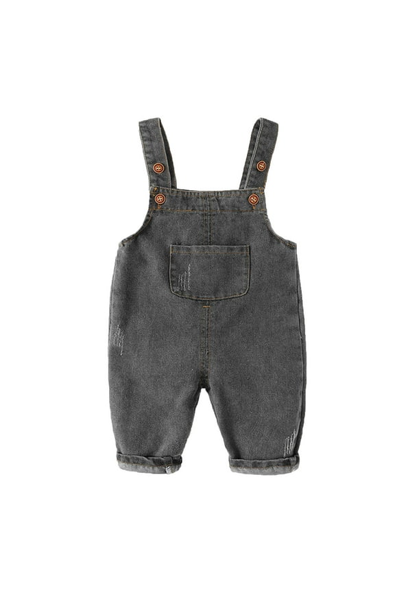 Toddler Boys Summer Pants Denim Overalls Spring Autumn 0 3 Years Old Fashion Trousers Cute Suspender Clothes Cute Child Streetwear