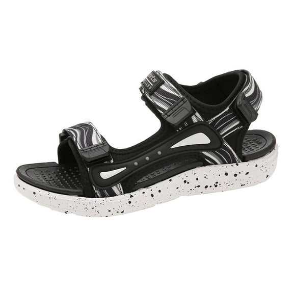 Icvfdpl Toddler Girl Sandals Children Fashion Thick Soled Summer Lightweight Soled School Comfortable 9 Years-9.5 Years