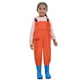 thumbnail image 1 of Icvfdpl Toddler Girls Jumpsuit Kids Boys Solid Color Chest Waders Youth Children Water Proof Fishing Waders With Boots Cute Baby Daily Wear, 1 of 9