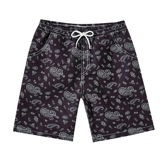 Icvfdpl Toddler Kids Infant Baby Boys Summer Print Shorts Quick Dry Beach Swimwear Swimming Trunks Clothes 5-6 Years
