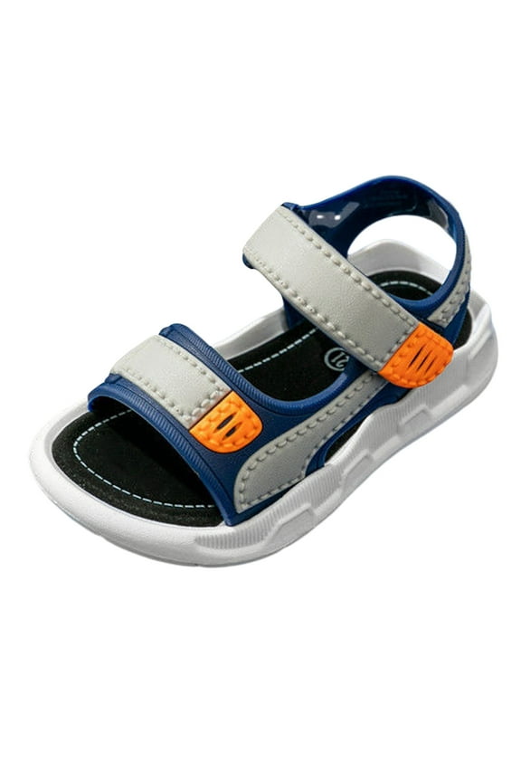 Icvfdpl Toddler Sandals For Boys Fashion With Soles In Summer Beach Breathable 3 Years-3.5 Years