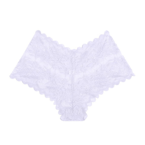 Icvfdpl Underwear For Women Lace Stretch Hipster Leisure Relaxed Fit Women'S Panties White M