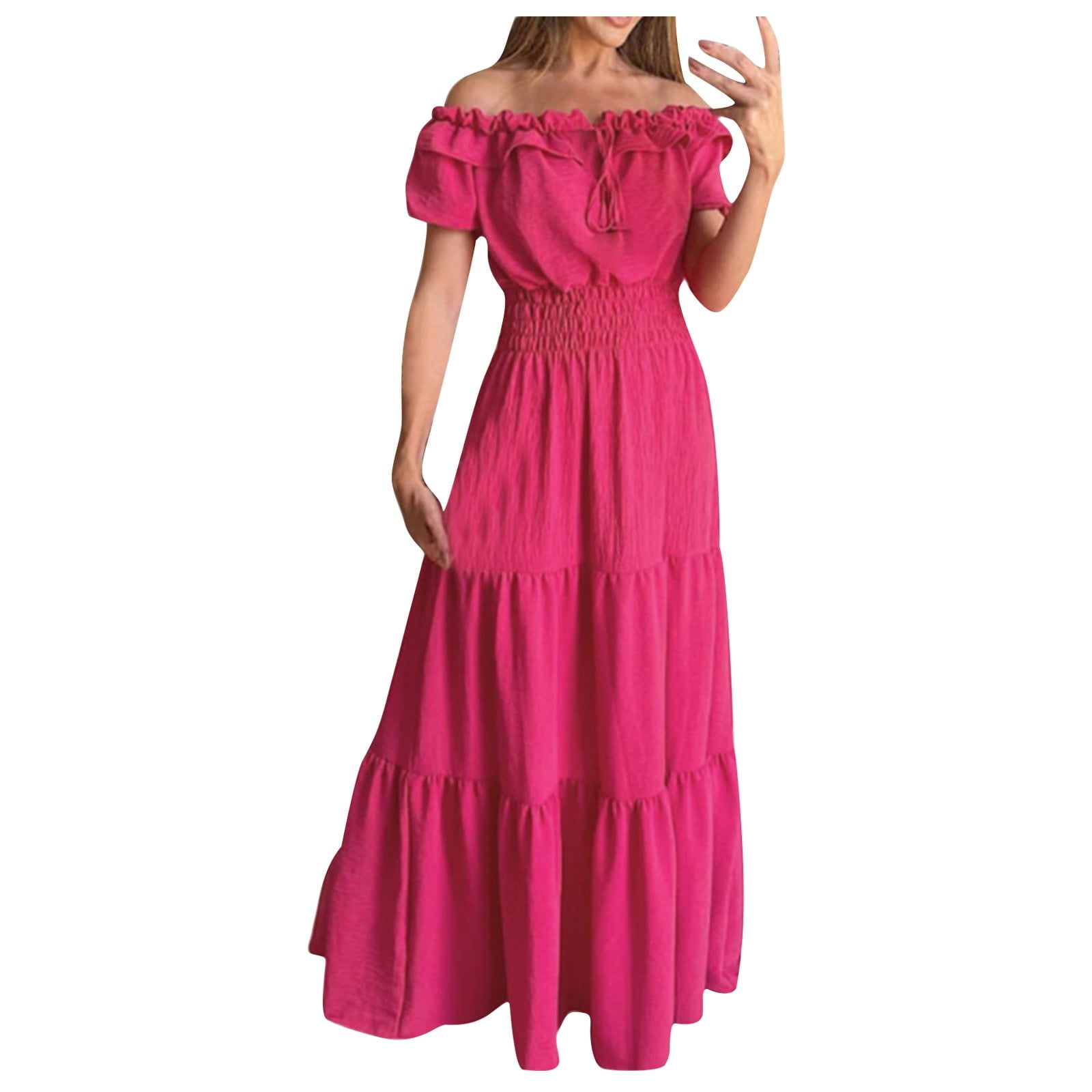 Icvfdpl Wedding Guest Dresses For Women Fashion One Shoulder Short