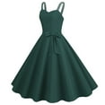 thumbnail image 1 of Icvfdpl Women'S Casual Dresses Sleeveless 1950S Housewife Evening Party Prom Leisure Sundress Stylish Woman Beachwear Multi-Color M, 1 of 5