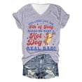 thumbnail image 1 of Icvfdpl Women'S Independence Day Printed Short Sleeved Crew Neck T Shirt Trendy Female Outwear, 1 of 6