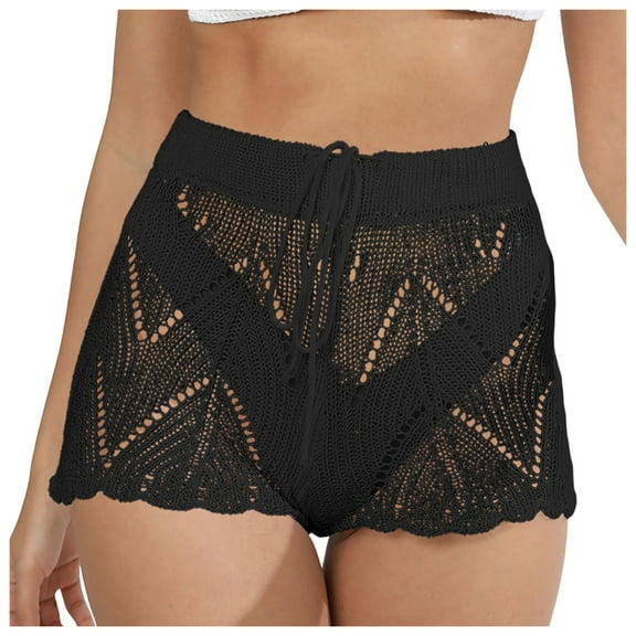 Icvfdpl Womens Swimwear Printed Swim Skirt High Waist Bathing Suit Skirt Bikini Bottoms Ladies Sports Vacation Shorts Skirt Swimbottom Tropical Swim Wear