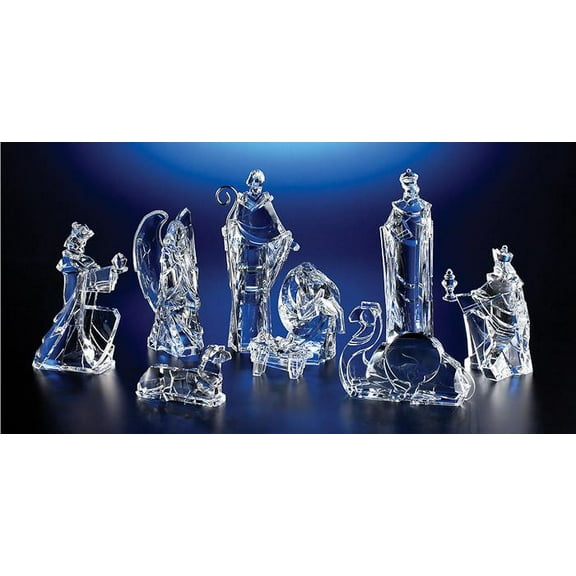 Icy Craft Nativity Figures, Clear
