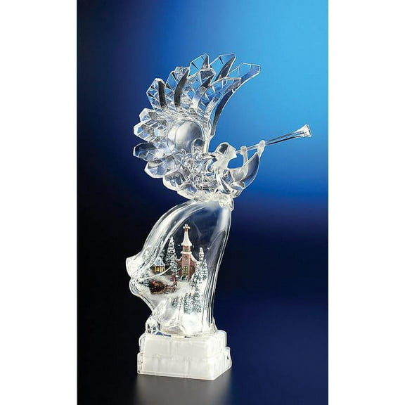 Icy Craft Winter Scene Angel