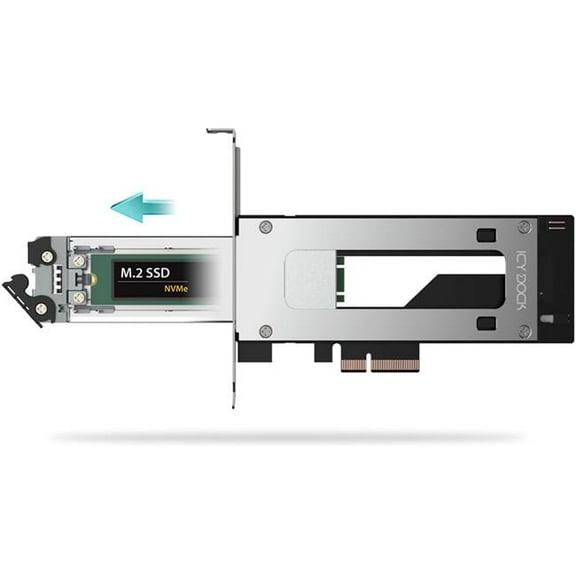 Cremax MB840M5P-B AC Removable M.2 NVMe SSD to PCIe 5.0x4 Rack Enclosure
