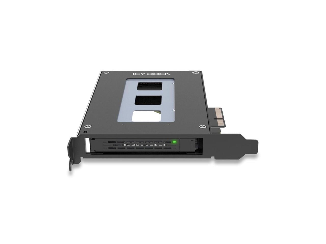 Icy Dock MB111VP-B Tougharmor Mb111vp-b U.2 / U.3 Encl Nvme Ssd Enclosure For Pcie Slot