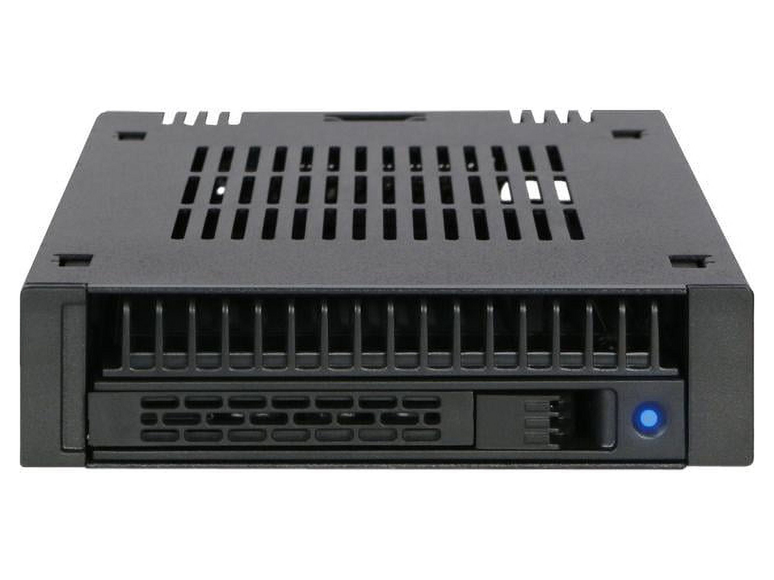 ICY DOCK 1x 2.5 SAS/SATA HDD/SSD Mobile Rack for External 3.5" Bay - Comparable to Tray-Less Design - ExpressCage MB741SP-B
