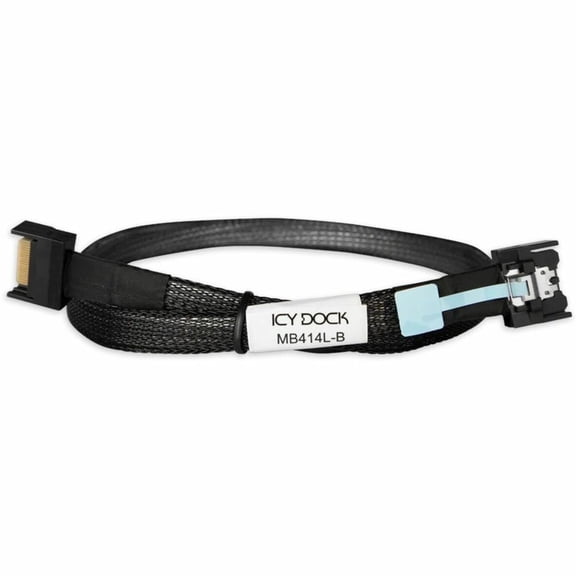 Icy Dock MB414L-B MCIO to MCIO Internal Data Cable 0.5m