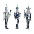 thumbnail image 1 of Icy Giftware Icy Nutcracker Christmas Ornaments - 5.5" - Clear - Pack of 6, 1 of 2