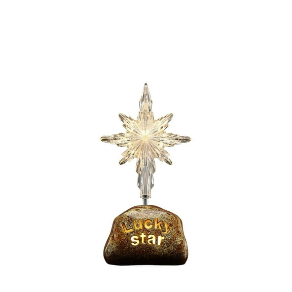Icy Giftware LED Lighted Bethlehem Lucky Star Christmas Decorations - 14.5" - Set of 2