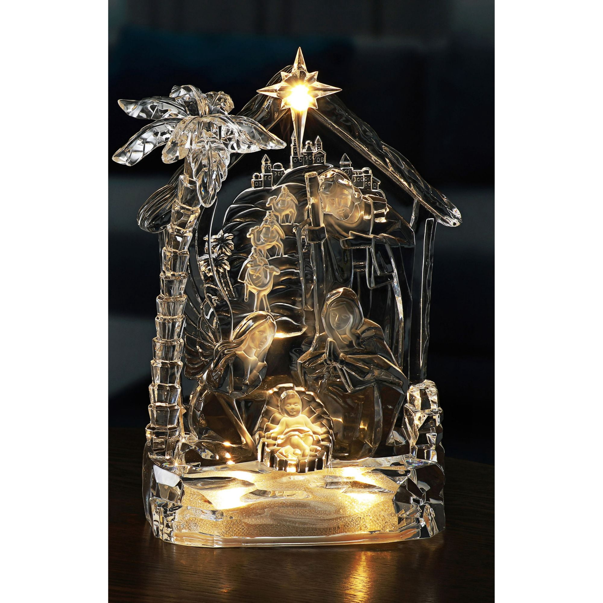 Icy Giftware LED Lighted Holy Family Nativity Christmas Scenes - 8.5 ...