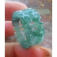 thumbnail image 1 of Icy Green Natural A JADE Jadeite ** Xi ** RING USA. 10 RING 700026 TN, 1 of 14