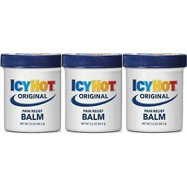 Icy Hot BALM Pain Relief 3.5 oz ( 3 pack )