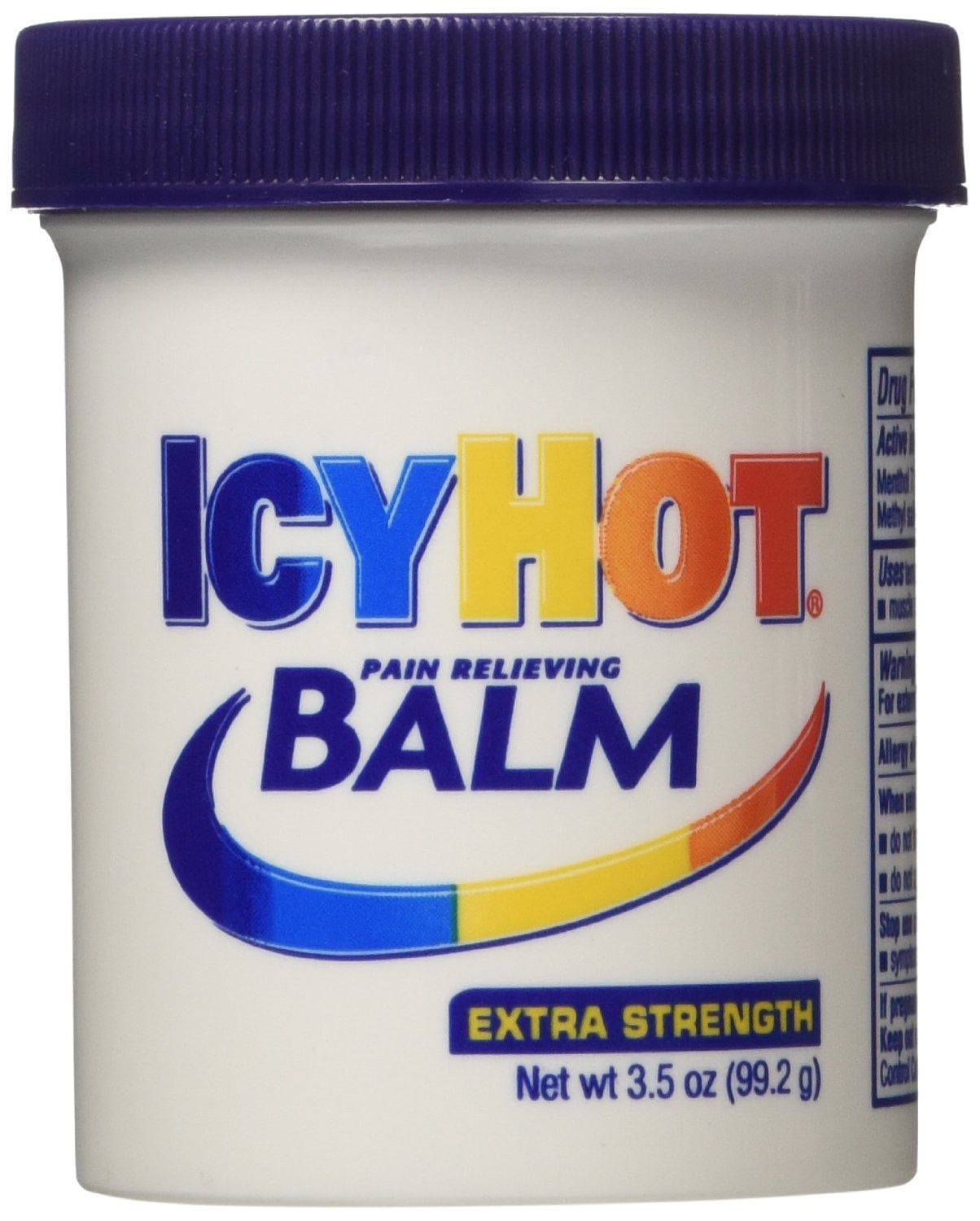 Icy Hot Balm Topical Pain Relief 7.6% - 29% Strength Menthol  Methyl Salicylate Ointment 3.5 Ounce, 41167000879 - SOLD BY: PACK OF ONE
