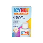 Icy Hot Max Strength Pain Relief Cream With Lidocaine Plus Menthol, 2.7 Ounces