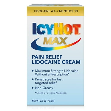 Icy Hot Cream with Lidocaine plus Menthol Cream 2.7 oz