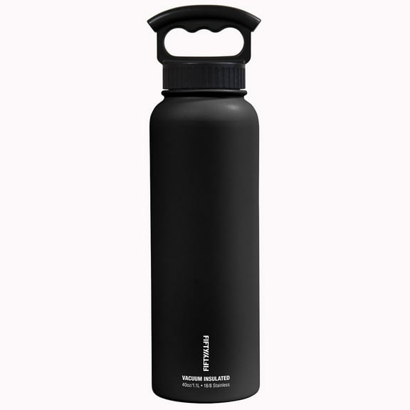 Icy-Hot Hydration, LLC 40oz Double Wall Vacuum Insulated 100-percent Stainless Steel Water Bottle