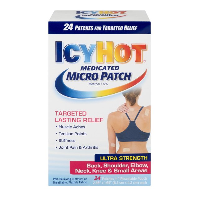 Icy Hot Medicated Micro Patch, 24 Ct