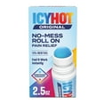 thumbnail image 1 of Icy Hot Original Pain Relief No-Mess Roll-On Applicator, Fast-Acting Pain Relief With Max Strength Menthol 16%, Contrast Therapy for Backaches, Joints, Muscle Strains and Arthritis, 2.5 oz, 1 of 14