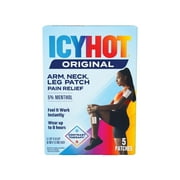 Icy Hot Original Small Pain Relief Patches (5 Count) Powerful Targeted Relief for Arm, Neck & Leg