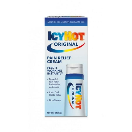 Icy Hot Original Pain Relieving Cream 3 oz. Powerful Pain Relief for Muscles & Joints