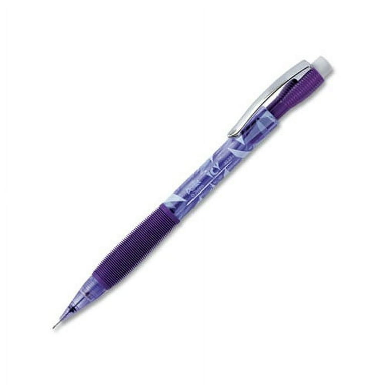 Icy Mechanical Pencil, 0.7 mm, HB (#2), Black Lead, Transparent Violet Barrel, Dozen Icy Mechanical Pencil, 0.7 mm, HB (#2), Black Lead, Transparent Violet Barrel, Dozen