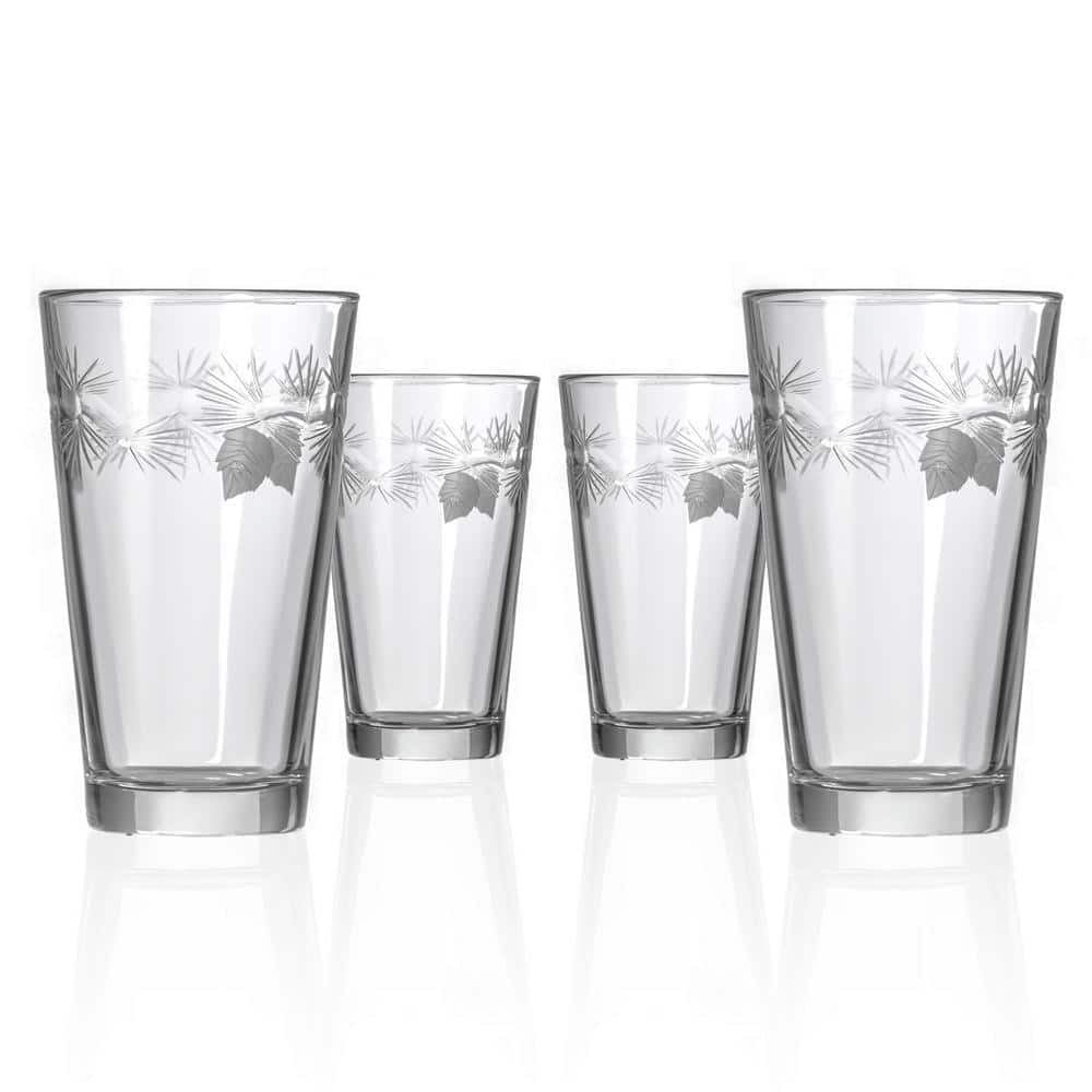 Icy Pine 16 oz. Clear Pint/Mixing Glass (Set of 4)