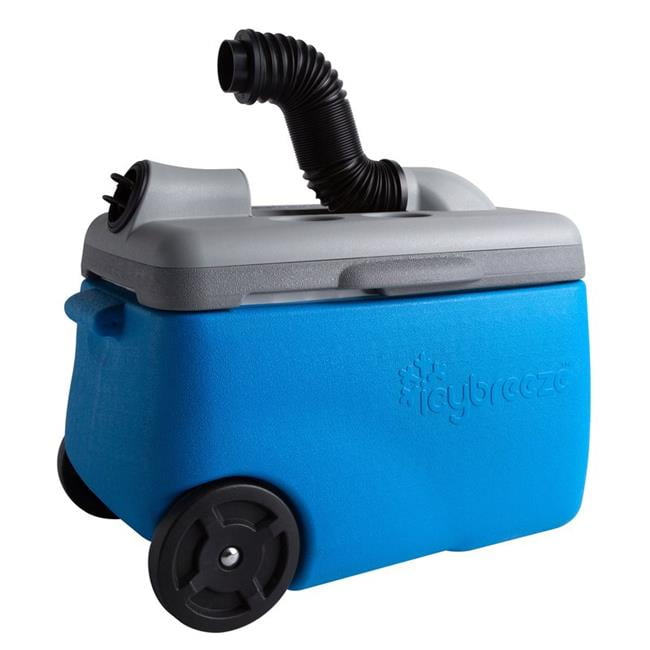 IcyBreeze Electric Ice Personal Portable Cooler Whiteout Package