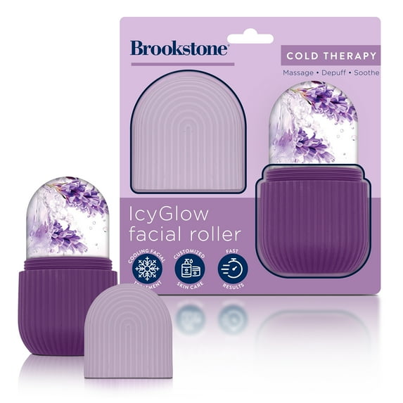 IcyGlow Facial Roller Reusable Ice Roller For Face and Eye Ice Facial Roller Massage Reusable Ice Facial Roller