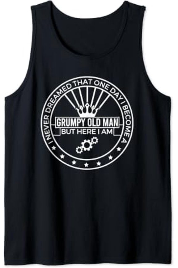 Id Become A Grumpy Old Motor Guys Rule Tank Top Size S-3XL
