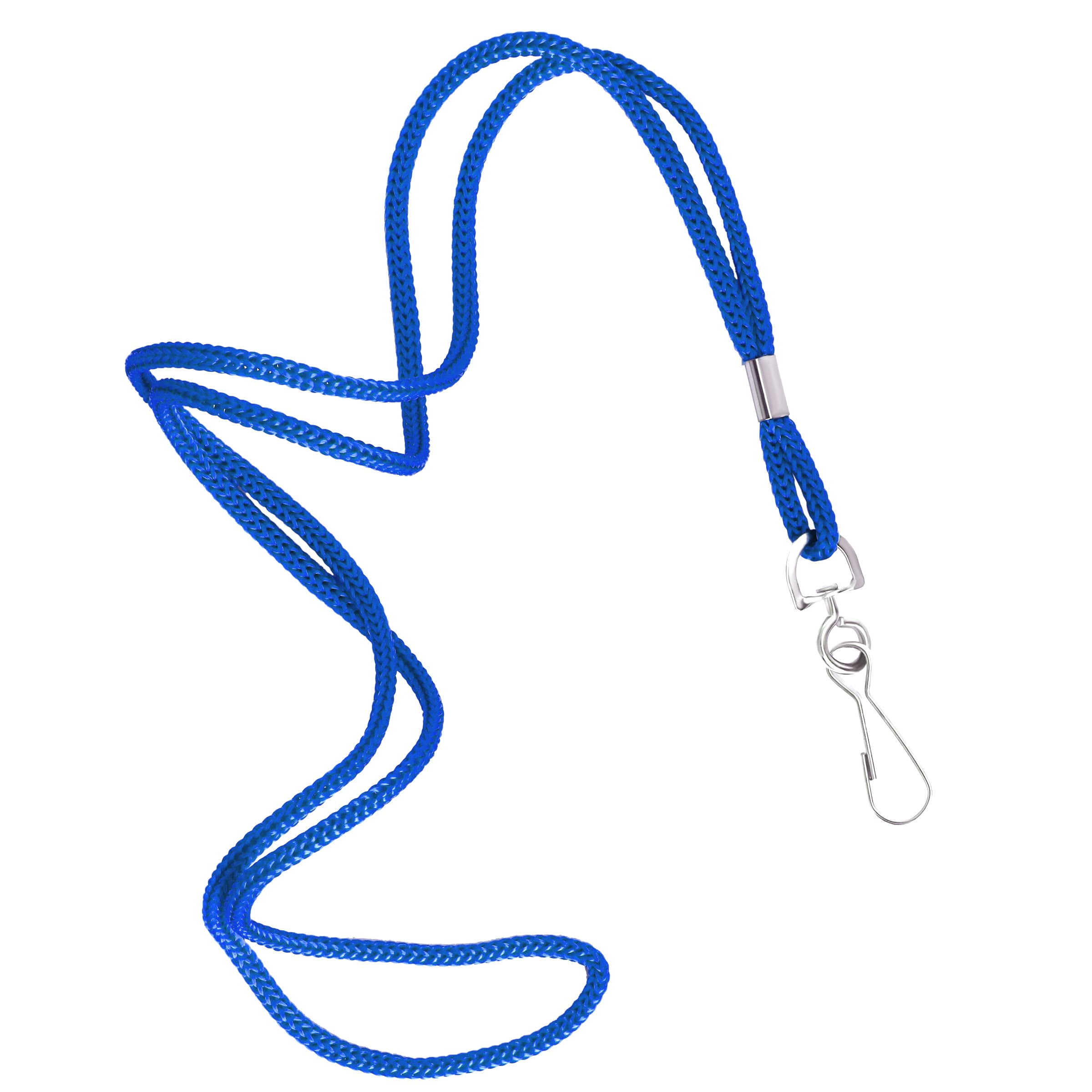 Id Blue Lanyards Safety Badge Lanyard 36" With Swivel Hook 100 Pack