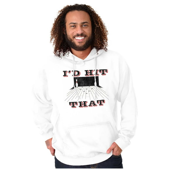 Id Hit That Funny Bowling Alley Hoodie Sweatshirt Women Men Brisco Brands X