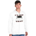 thumbnail image 1 of Id Hit That Funny Bowling Alley Unisex Fleece Graphic Zip Up Hoodie Brisco Brands 2X, 1 of 5