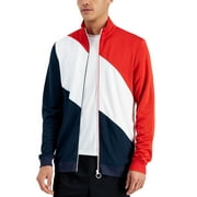 Id Ideology Men s Regular-Fit Colorblocked Track Jacket, Red, -Large