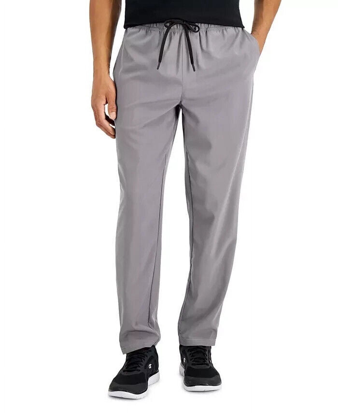 Id Ideology Men's Woven Tapered Pants in Steel GreyXL