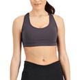 thumbnail image 1 of Id Ideology Performance Medium Impact Sports Bra, Grey, Small, 1 of 1