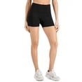 thumbnail image 1 of ID Ideology Womens 4 Compression Biker Shorts Deep Black L, 1 of 1