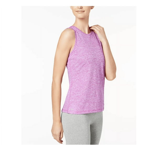 Ideology Women's Tank Top Heathered Keyhole-Back Athletic Top Solid Multi New