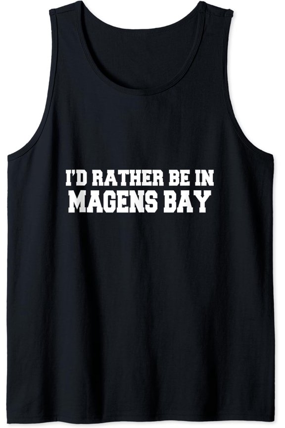 Id Rather Be In Magens Bay Saint Thomas Usvi Vacation Travel Tank Top Size S-3XL