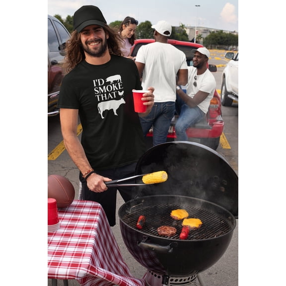 Id Smoke That Shirt Grilling T-shirt Gift for Dad T-shirt 4th of July Gifts Him Son Funny Husband birthday Christmas bbq smoker grill gift