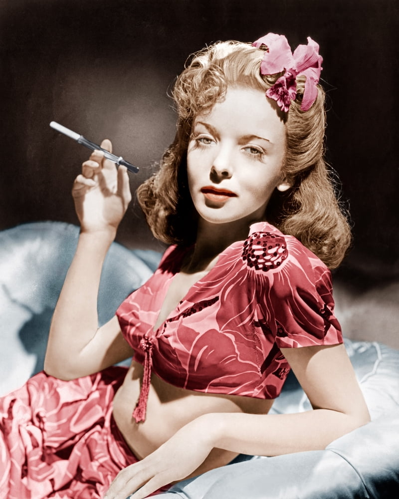 Ida Lupino Canvas Art -  (16 x 20)