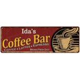 thumbnail image 1 of Ida's Coffee Bar Red Sign Kitchen Gift 8x24 108240006184, 1 of 1